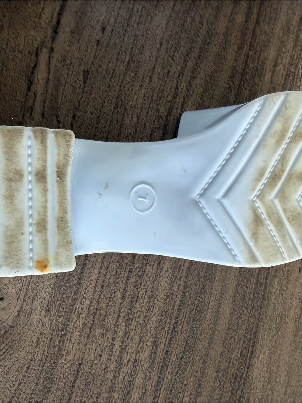 Madden Girl Light Blue Patent Slide Sandals - Picture 2 of 6